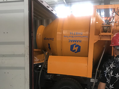 <b>El mezclador de concreto DHBT15 con bomba y la máquina de procesamiento por lotes PL15 fueron entregados a Filipinas</b>